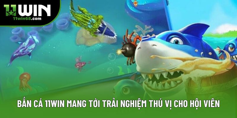 Bắn cá 11win mang tới trải nghiệm thú vị cho hội viên