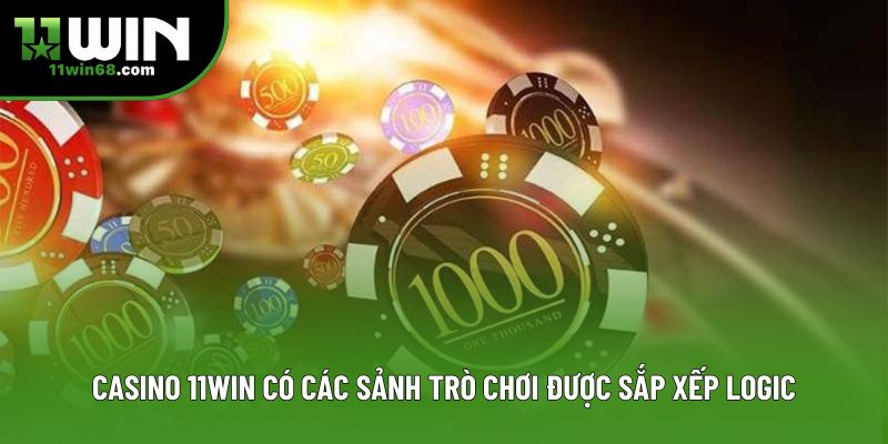 Casino 11win có các sảnh trò chơi được sắp xếp logic Casino 11win có các sảnh trò chơi được sắp xếp logic