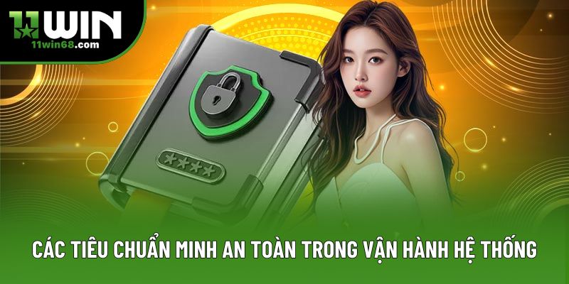 Các tiêu chuẩn minh an toàn trong vận hành hệ thống Các tiêu chuẩn minh an toàn trong vận hành hệ thống